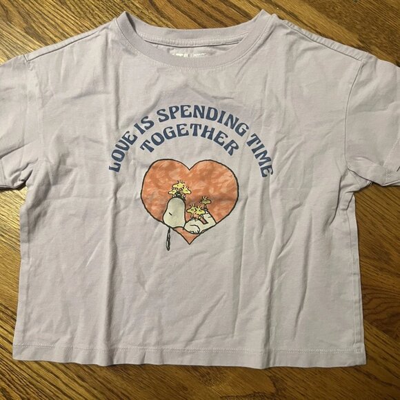 Uniqlo Other - Uniqlo UT x PEANUTS SNOOPY Girls Crew Neck Tee T-Shirt 140 11/12